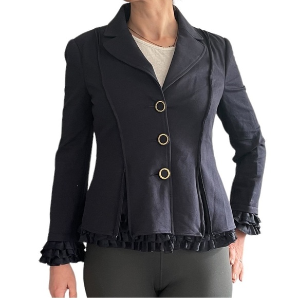 Love Moschino Navy Stretch Blazer - Picture 1 of 12